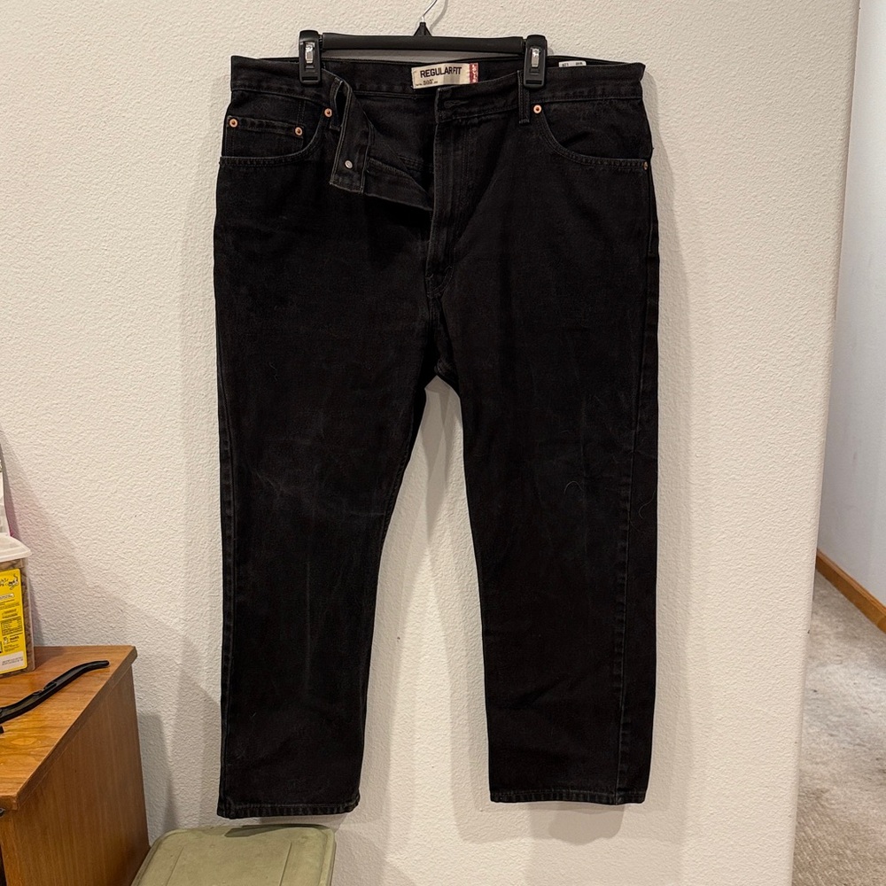 Levi's black 505 Regular Fit Jeans